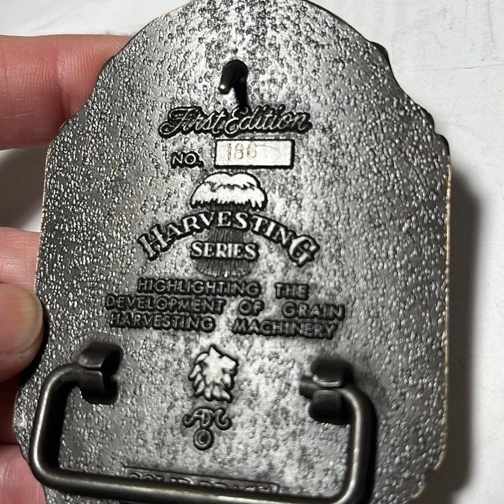 Belt Buckle solid brass First edition Harvesting